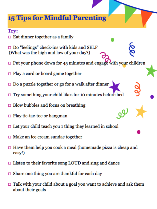 Tips for Parents – Hub For Helpers